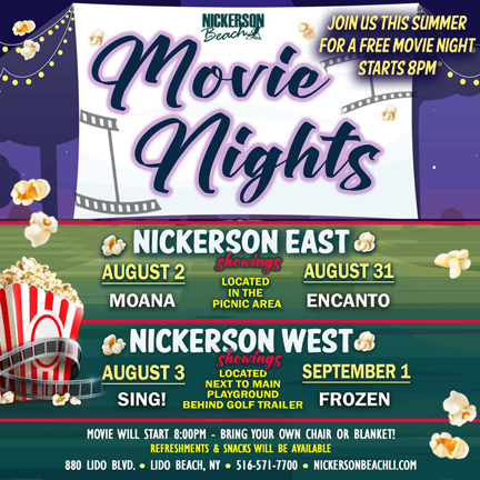 Nickerson Beach Park Movie Nights