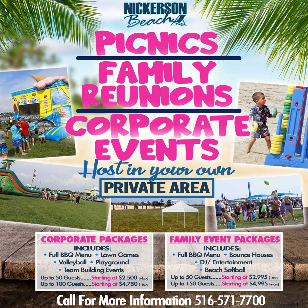 Private Events at Nickerson Beach Park