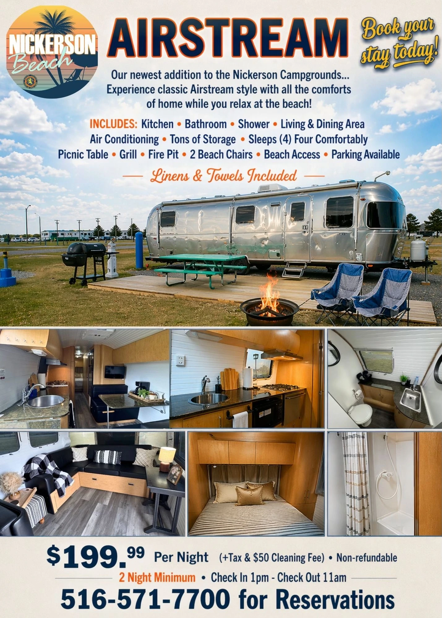 The Airstream at Nickerson Beach Park
